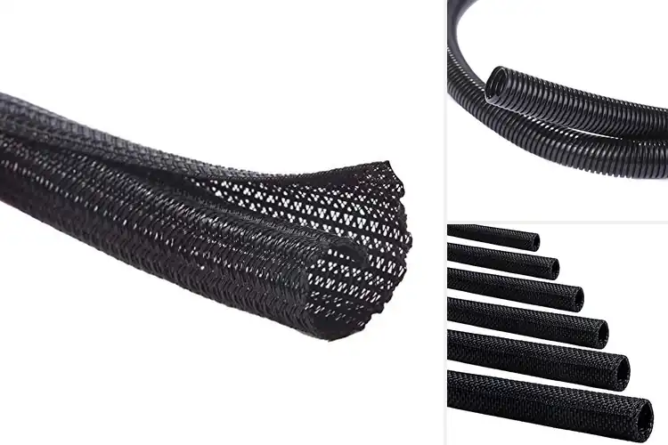 Detailed view of Best 1/2 Inch Split Wire Loom Sleeve