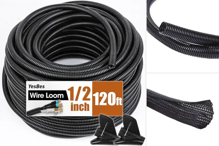 Detailed view of Best 1/2 Inch Wire Loom