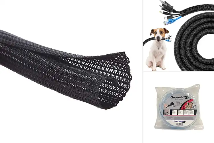 Detailed view of Best Cat Safe Cable Sleeve