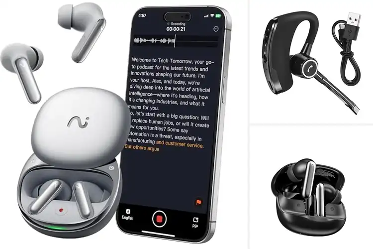 Detailed view of Best Clear Voice Capture Earbuds