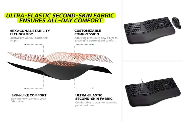 Detailed view of Best Ergonomic Fit : Boost Comfort & Productivity