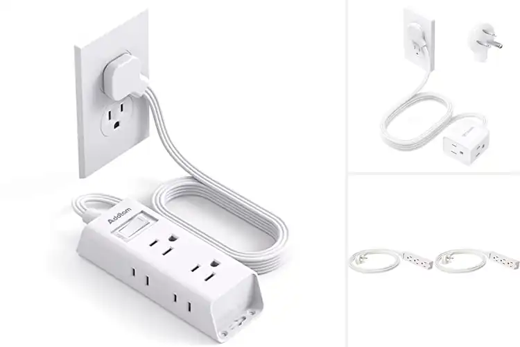 Detailed view of Best Flat Plug Extension Cords: Declutter Your Space