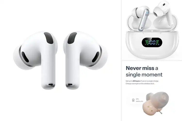 Detailed view of Best Hearing Aid Feature Earbuds