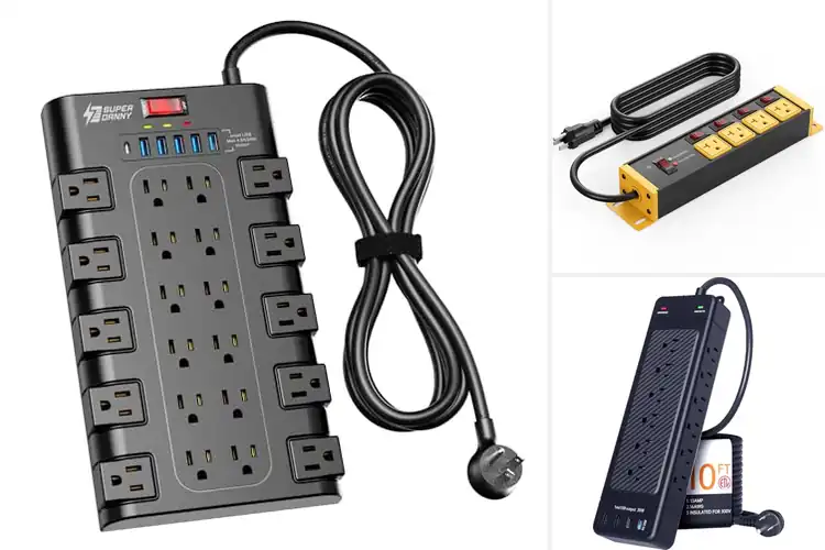 Detailed view of Best High Capacity Power Strips