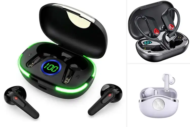 Detailed view of Best LED Display Earbuds For Battery Status
