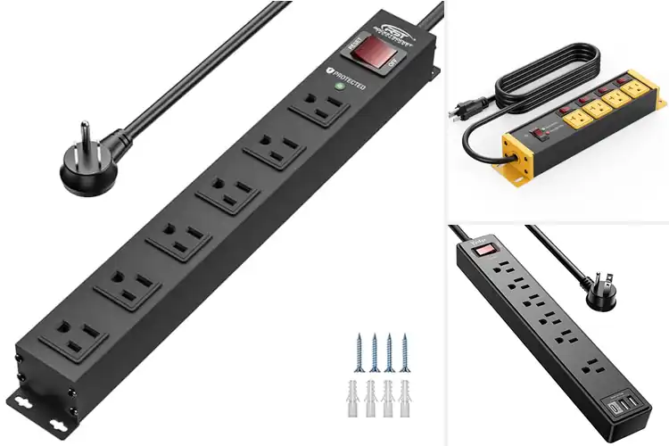 Detailed view of Best overload protected power strips