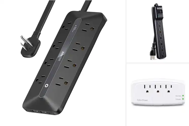 Detailed view of Best Surge Protector 900J: Stylish Safety for Your Devices