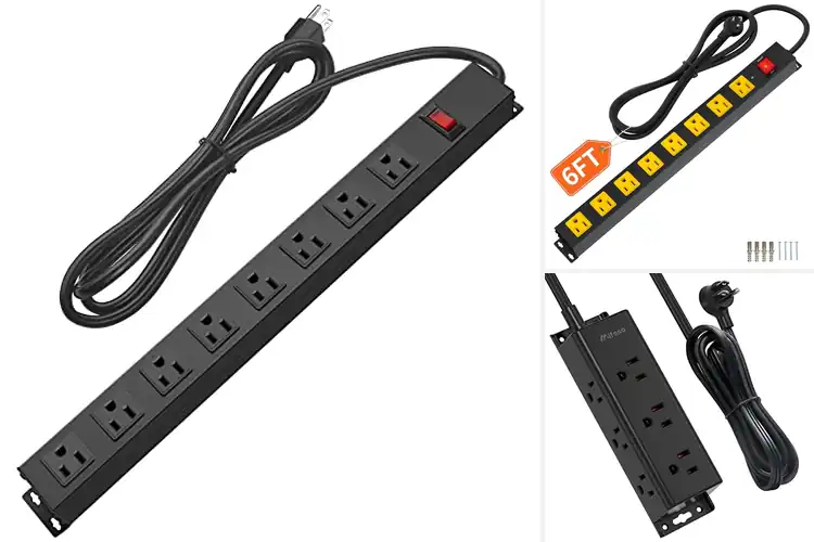 Detailed view of Best Wall Mount Power Strips
