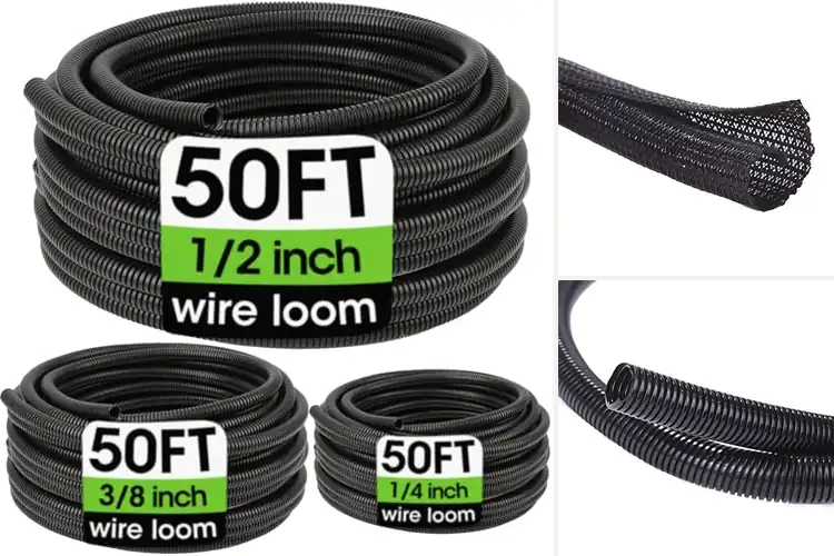 Detailed view of Best Wire Looms: Organize & Protect Cables Effortlessly